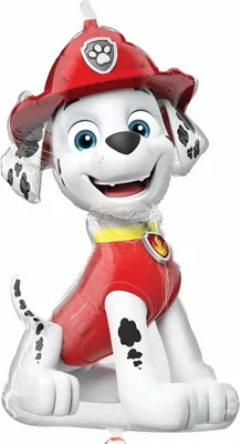 Produktbild von Amscan Europe GmbH SuperShape Paw Patrol Marshall Folienballon P38 verpackt 84cm x 53cm