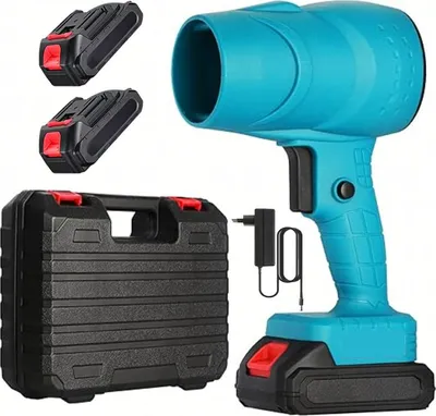 Produktbild von RealG RC-K-2039 Akku-Handbläser 400 W, Li-Ion 2 x 21 V