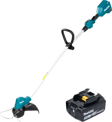 Produktbild von Makita DUR 189 T Akku Rasentrimmer 18 V 300 mm Brushless + 1x Akku 5,0 Ah - ohne Ladegerät
