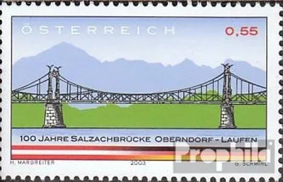Produktbild von Briefmarken Österreich 2003 Mi 2426 (kompl.Ausg.) postfrisch Salzachbrücke
