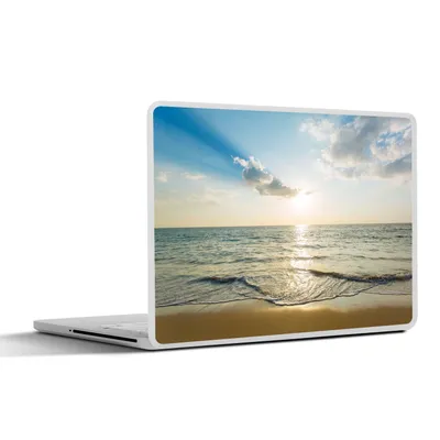Produktbild von MuchoWow® Laptop Aufkleber Sticker Cover Meer - Sommer - Strand 32.5x23.5 cm - Sticker für Laptop - Selbstklebend