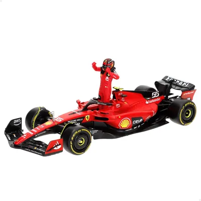 Produktbild von Ferrari SF-23 Modellauto mit Fahrerfigur - Maßstab 1/24