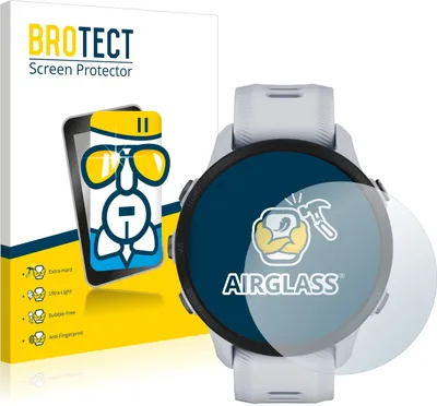 Produktbild von BROTECT Schutzglas für Garmin Forerunner 955 Solar / 955 Schutzfolie Panzer Folie Glas Display Schutz klar