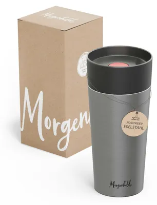 Thermosbecher 350 ml Edelstahl auslaufsicher Kaffeebecher Reise