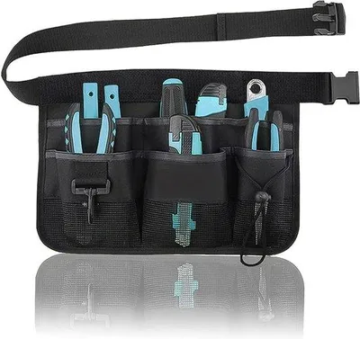 Produktbild von Schwarze Werkzeugband, Bandtas für Gartenwerkzeug, Gartenwerkzeugband, 7-Fach-Gartenband
