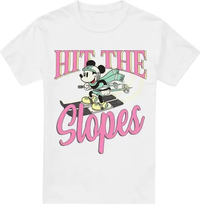 Immagine prodotto di Disney - Maglietta "Hit The Slopes" da uomo TV3478 (XL) (Bianco)