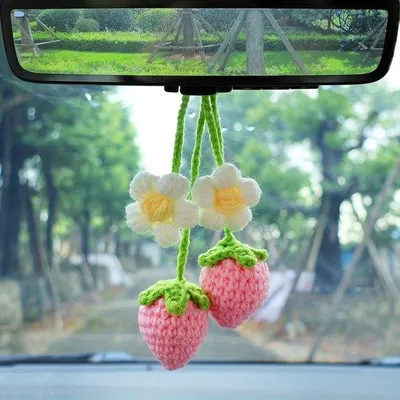 Immagine prodotto di Accessori per auto fatti a mano, rosa, blu, giallo