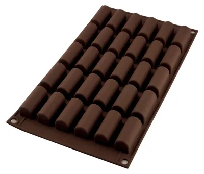 Obrázek produktu pro Silikonová forma na čokoládu Mini Buche 30x14ml