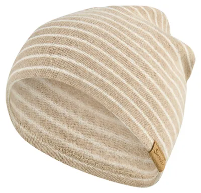 Produktbild von Sterntaler Beanie Mütze für Kinder aus Baumwoll-Mischgewebe, gestreift und wendbar