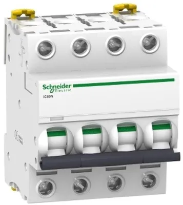 Immagine prodotto di Interruttore automatico per impianti elettrici 4P, tipo C a 4 poli, 25 A, 400 V