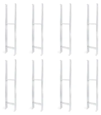 Produktbild von Alberts 8 x H-Pfostenträger, 141x800 mm, Materialstärke 6 mm, Tiefe 60 mm, feuerverzinkt