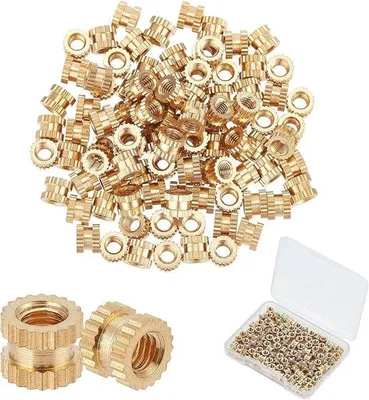 Obrázok produktu pre Mosadzné vložky M3 x 4 x 5 pre 3D tlač
