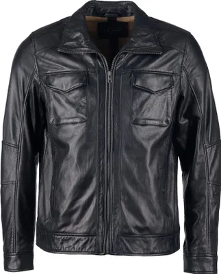 Produktbild von JCC Lederjacke 3102101BI Herren black 48