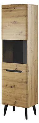Produktbild von Vitrine Schrank Glas Regal Vitrinen Regale Schränke Holz Neu Wohnzimmer