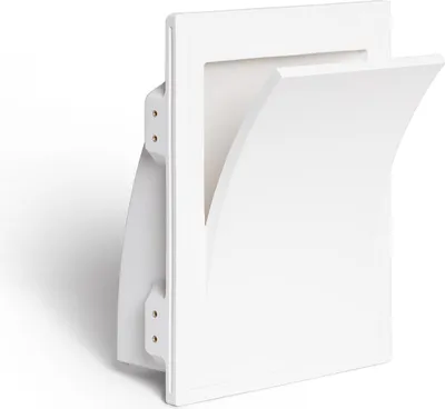 Produktbild von Wandleuchte für Gipseinbau für LED E14-Glühbirnen Schnitt 313x253 mm Weiß