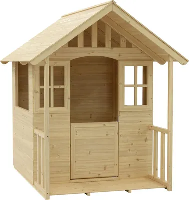 Image de Zwerkules Villa Maison de jeu pour enfants en bois pour le jardin
