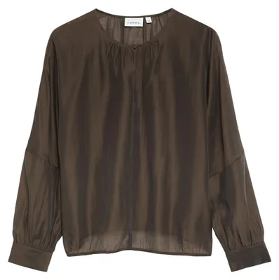 Produktbild von comma Bluse aus semitransparentem Lyocell-Voile