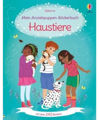 Immagine prodotto di Mein Anziehpuppen-Stickerbuch: Haustiere