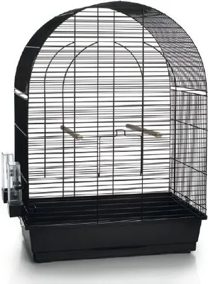 Produktbild von Beeztees Lucie - Vogelkäfig - schwarz - groß - 54x34x75 cm