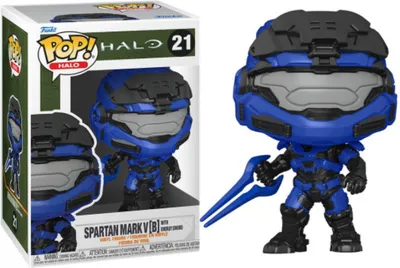 Immagine prodotto di Funko Pop Games Halo Infinite Mark VIIV[B] Spada Blu Variante Rara Chase 9cm Vinile
