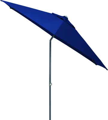 Produktbild von KETTLER Easy Push Schirm Ø 300 cm, UPF 50+, anthrazit matt/ blau, Aluminium/Polyester mit PolyurethanBeschichtung