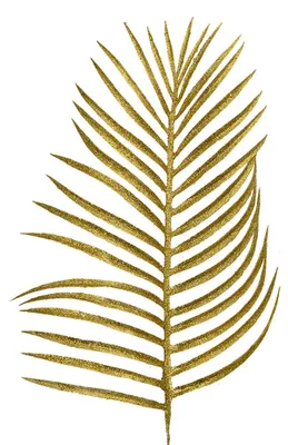 Produktbild von Clayre & Eef Kunstpflanze 21x2x51 cm Goldfarbig Kunststoff