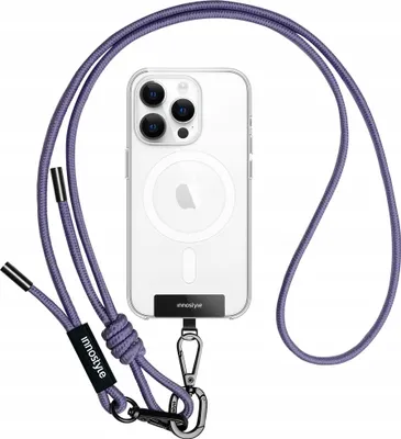 Produktbild von Innostyle Handy Umhängeband Crossbody Insert Stark Lila 6Mm
