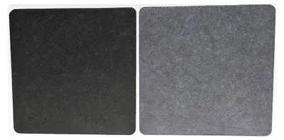 Produktbild von 4 Stück Sitzauflagen grau Filz 35 cm Sitzkissen Stuhlkissen Tischauflage Dekoration Unterlage