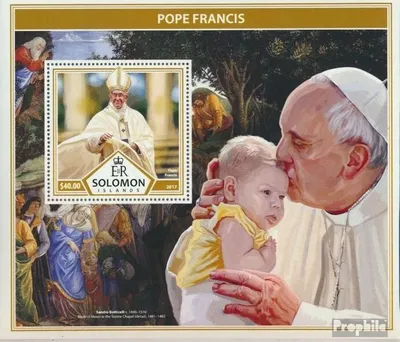 Produktbild von Briefmarken Salomoninseln 2017 Mi Block 676 (kompl. Ausg.) postfrisch Papst Franziskus