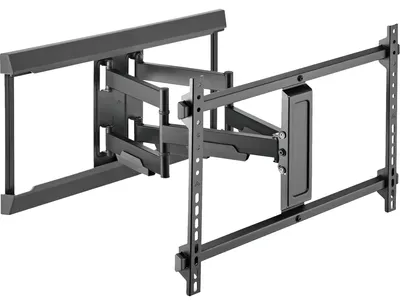 Immagine prodotto di DIGITUS DA-90454 - Kit di montaggio (supporto a parete, adattatore VESA, staffa con un braccio) - completamente mobile - per pannello curvo/pannello piatto - bloccabile - acciaio - nero opaco - dimensioni schermo: 94-203 cm (37"-80")