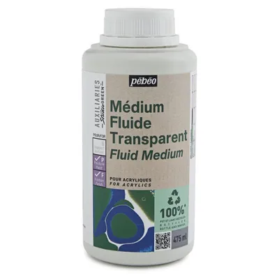 Produktbild von Pebeo Studio Green Fluidmedium, Transparent, 475 ml