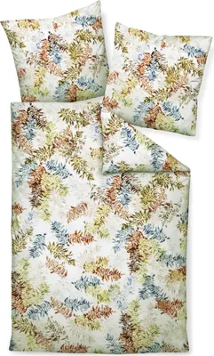Produktbild von Janine Design Mako-Satin-Bettwäsche-Garnitur modern art S 42138 Farbe multicolor Größe 135x200+80x80