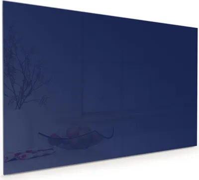 Produktbild von Küchenrückwand Spritzschutz Glas mit Motiv Marineblauer Hintergrund II 40 x 40 cm