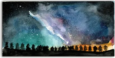 Produktbild von Coloray Acrylbild 100x50  Wandbild Acrylbilder Foto Wand Raum landschaft Aquarell