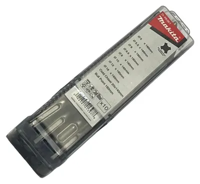 Produktbild von Makita D-46361 SDS-Plus Beton-Bohrer/Meißel-Set 10-teilig