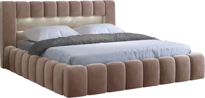 Produktbild von OXM 180 Lamica Bett mit LED-Beleuchtung, Rahmen und Staukasten Monolith 09 202 x 90 x 232 cm