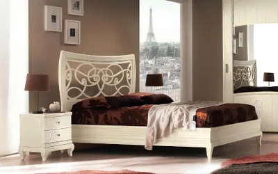 Produktbild von Schlafzimmer Bett Nachttisch Kleiderschrank Kommode Spiegel Gruppe Neu Set 6tlg.