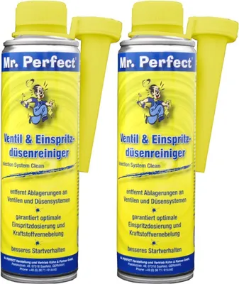 Produktbild von Mr. Perfect Ventil- & Einspritzdüsenreiniger, 2x250 ml Additiv für Benzin-Motore