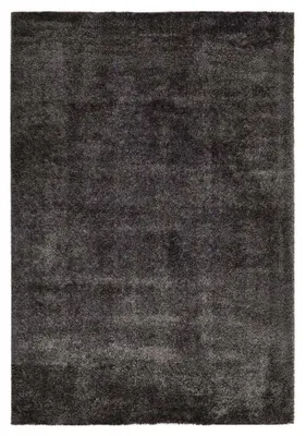 Produktbild von HOME DELUXE - Teppich SOFI - Farbe: Anthrazit, Größe: 180 x 120 cm - Allergikerfreundlich, Floorhöhe: 4,3 cm, 100% Polypropylen Friese I Floorteppich Shaggy Designteppich