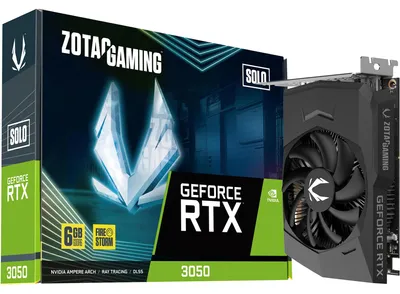 Productafbeelding van ZOTAC GAMING GeForce RTX 3050 6GB GDDR6, enkelvoudige kaart