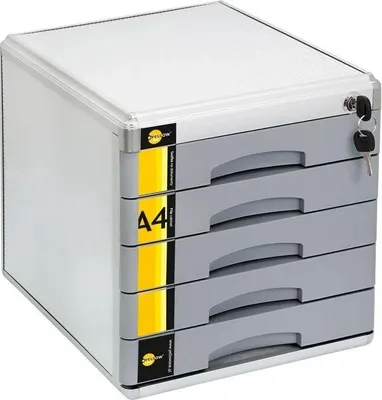 Immagine prodotto di Armadio a 5 cassetti metallo GIALLO UNO