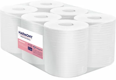 Obrázek produktu pro Harmony ručník v roli Professional 20cm/125m/ 6 ks MAXI celuloza, s vytrhávací dutinkou, 2-vrstvý