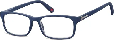 Produktbild von lesebrille MR73B Uni rechteckig blau Stärke +3,00