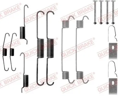 Produktbild von QUICK BRAKE Zubehörsatz Bremsbacken 105-0803 Hinten für MAZDA E-Serie Kastenwagen (SR2)