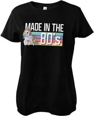 Obrázok produktu pre My Little Pony - Dievčenské tričko The 80's - stredné - čierne