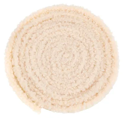 Produktbild von Faux-Wolle-Band - 19 mm breites weiches Fellimitat - für DIY-Dekorationen und Bastelarbeiten - Beige 5 m