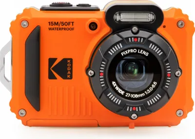 Produktbild von KODAK Pixpro WPZ2 – Kompakte Digitalkamera mit 16 MP, wasserdicht bis 15 m, stoßfest bis 2 m, 4-fach optischer Zoom, 1080p-HD-Videoaufnahme, 2,7-Zoll-LCD-Bildschirm, WLAN,