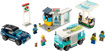 Produktbild von LEGO City Tankstelle - 60257, Bausatz, 5 Jahr(e), 354 Stück(e), 685 g