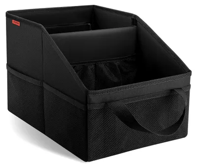 Produktbild von Auto Organizer - Organizer für Vordersitz, Rücksitz oder Boden, Mittelkonsole mit Teilung, Griffen und mehreren Netztaschen