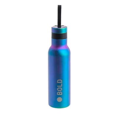 Produktbild von Lässig Trinkflasche Edelstahl Bold blue purple
